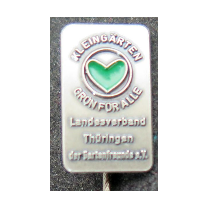 ALLEMAGNE : épinglette de l'association des passionnés de jardins de Thuringe