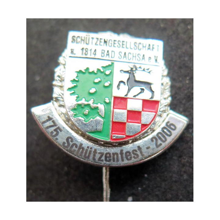 ALLEMAGNE : épinglette de l'association du club de tir à la carabine de Walkenried