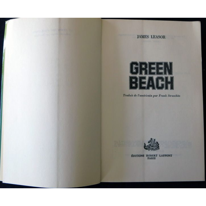 Green Beach de James Leasor aux Editions Robert Laffont