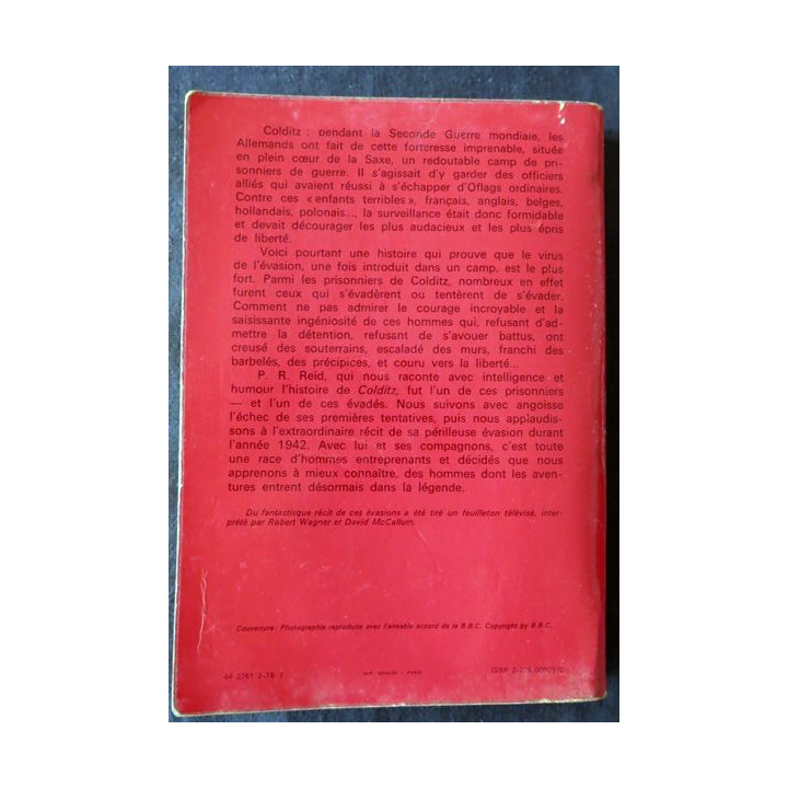 Colditz La grande évasion de P.R. Reid aux Editions Albin Michel