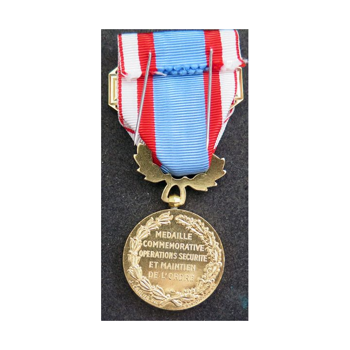 FRANCE : médaille commémorative des opérations de sécurité et de maintien de l'ordre en Algérie