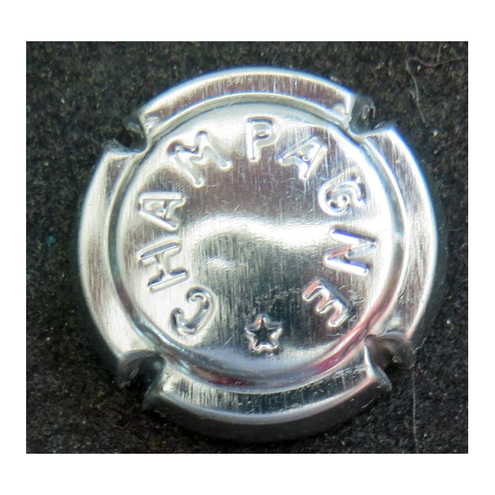 Capsule Muselet de bouteille de champagne GÉNÉRIQUE n° 370nc Rosé