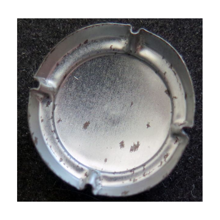 Capsule Muselet de bouteille de champagne GÉNÉRIQUE n° 395 lettres fines métal et noir