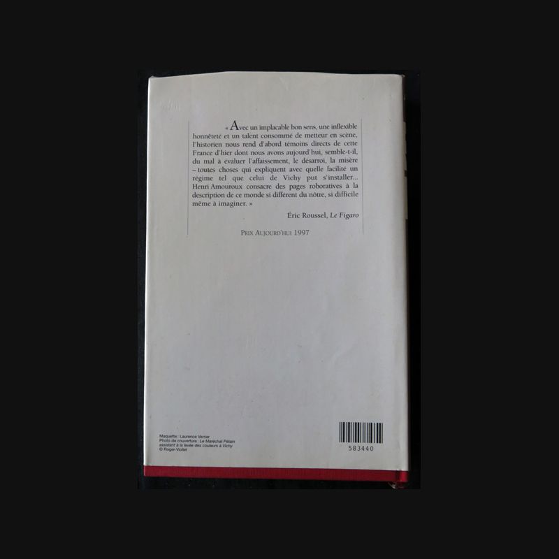 Pour en finir avec Vichy Vol.1 - Les oublis de la mémoire 1940