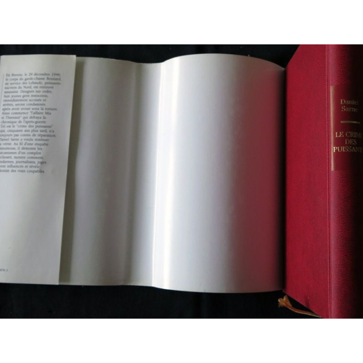 Le crime des puissants - L'affaire Mis et Thiennot de Daniel Sarne aux Editions France Loisirs