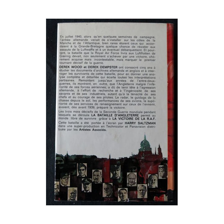 La bataille d'Angleterre (La victoire de la RAF) de Derek Wood & Derek Dempster aux Editions France - Empire