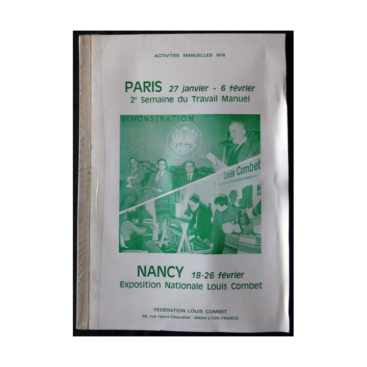 Exposition Nationale Louis Combet 1978 Fédération Louis Combet