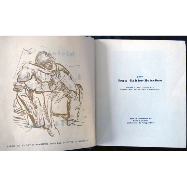 Histoire de la grande guerre 1914 - 1918 de Jean Galtier-Boissière aux Editions Les Productions de Paris