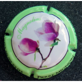 Capsule Muselet de bouteille de champagne MIGNON Pierre n° 161 Magnolias