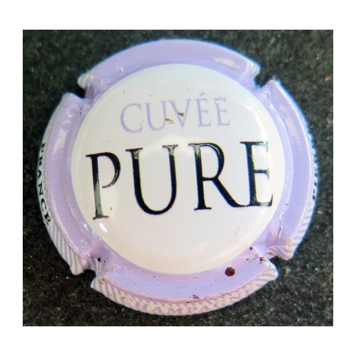 Capsule Muselet de bouteille de champagne MIGNON Pierre n° 177b cuvée pure
