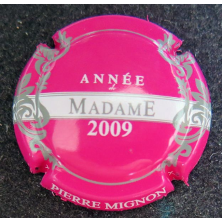 Capsule Muselet de bouteille de champagne MIGNON Pierre n° 185b 2009 Rosé