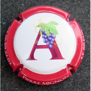 Capsule Muselet de bouteille de champagne MIGNON Pierre n° 203a A fuchsia