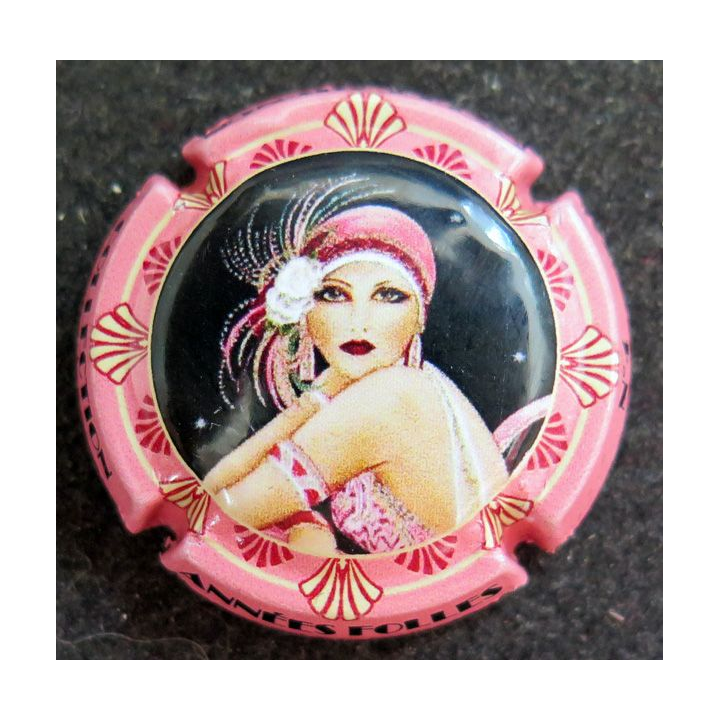 Capsule Muselet de bouteille de champagne MIGNON Pierre n° 190c Années Folles n°4