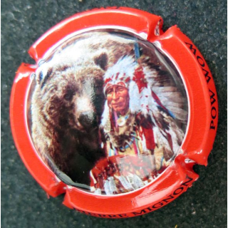 Capsule Muselet de bouteille de champagne MIGNON Pierre Pow Wow