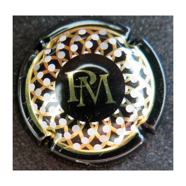 Capsule Muselet de bouteille de champagne MIGNON PM nouveau 2022 contour noir
