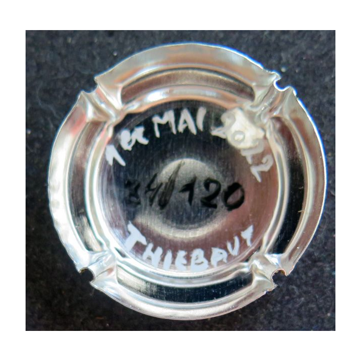 Capsule Muselet de bouteille de champagne MIGNON 1° mai 2022 peinture de Thibaut n° 84/102