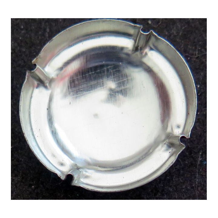 Capsule Muselet de bouteille de champagne MIGNON Charles n° 11 Bordeaux et or vif