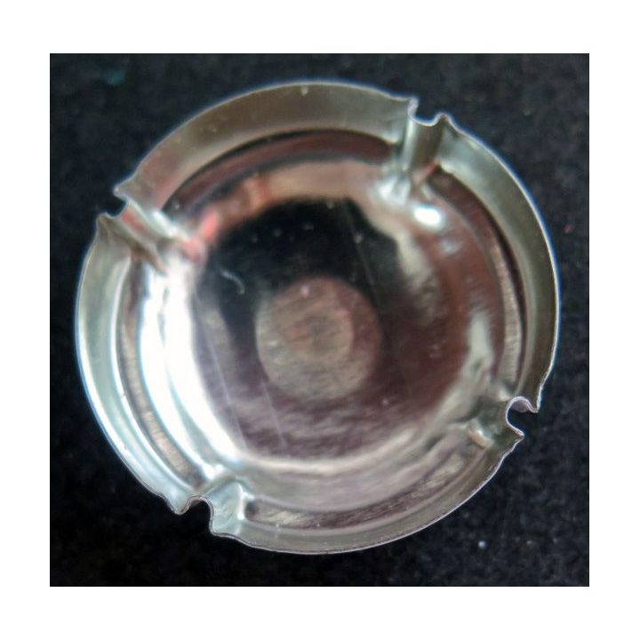 Capsule Muselet de bouteille de champagne Nicolas FEUILLATTE n° 60 Blanc et or pâle 