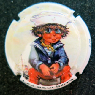 Capsule Muselet de bouteille de champagne générique n° 940a Les poulbots 2/6