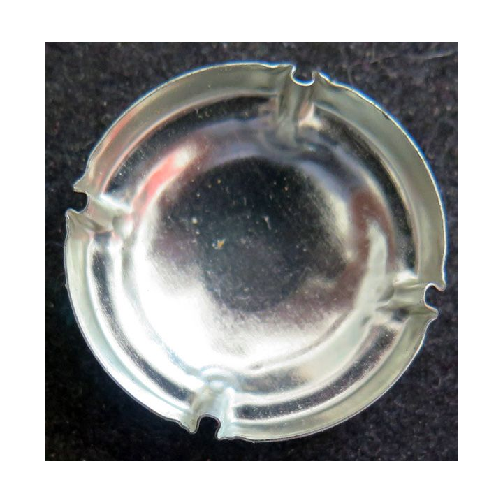 Capsule Muselet de bouteille de champagne PALMER & C° n°18h or pâle et noir