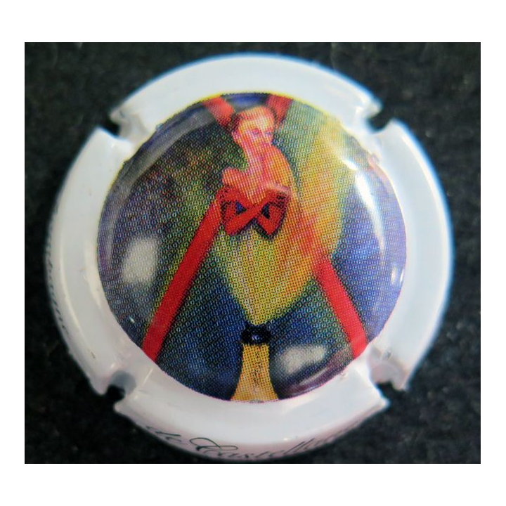 Capsule Muselet de bouteille de champagne De CASTELLANE n° 91c