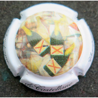 Capsule Muselet de bouteille de champagne De CASTELLANE n° 89g