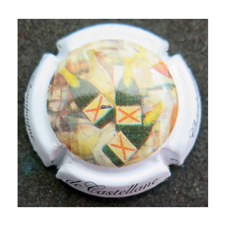 Capsule Muselet de bouteille de champagne De CASTELLANE n° 89g