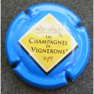 Capsule Muselet de bouteille LES CHAMPAGNES DE VIGNERONS n° 665bg