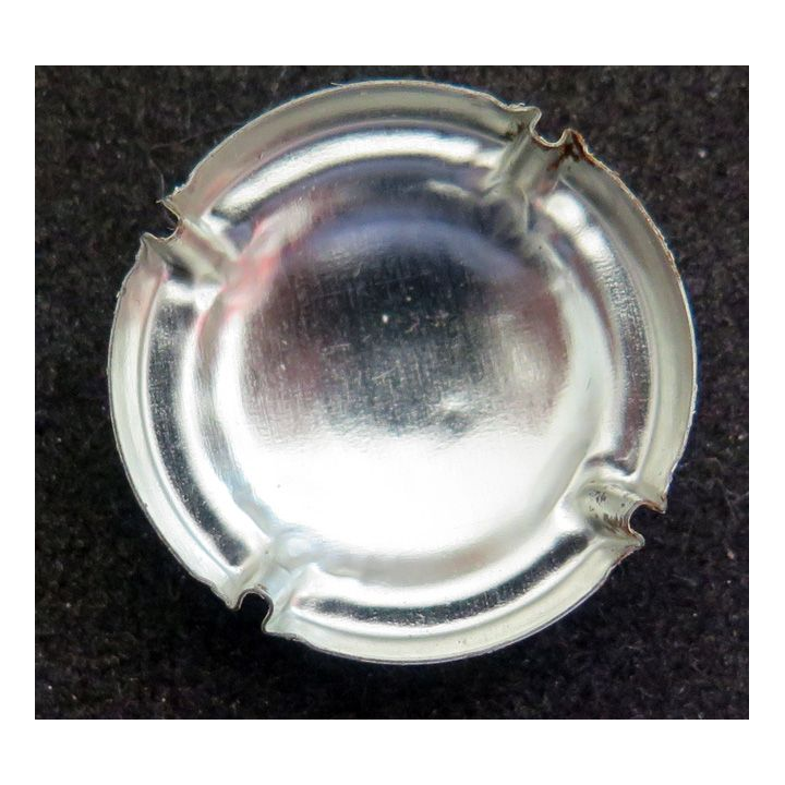 Capsule Muselet de bouteille de champagne CHARLES DE COURANCE n° 4 blanc, noir et or 