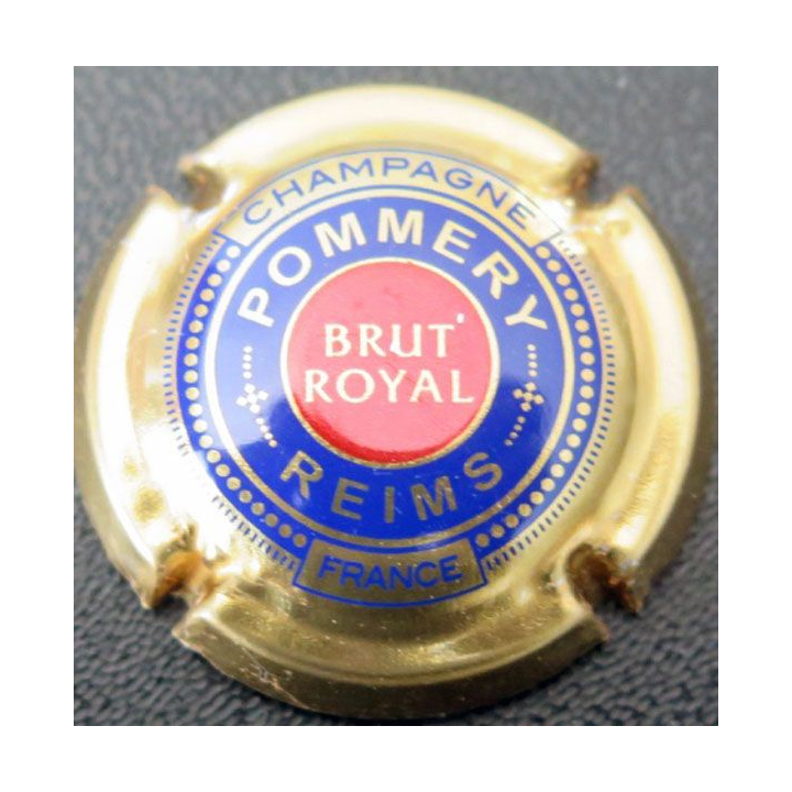 Capsule Muselet de champagne Pommery Brut Royal n° 117