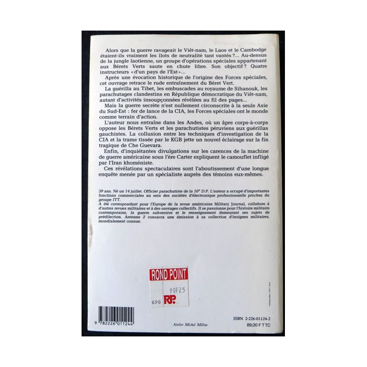Les bérets verts Les commandos de la CIA deJean-Pierre Gillet aux Editions Albin Michel