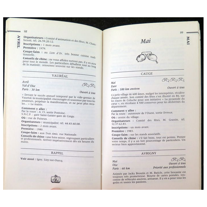 Almanach chineur Elia Imberdis Hachette 1987