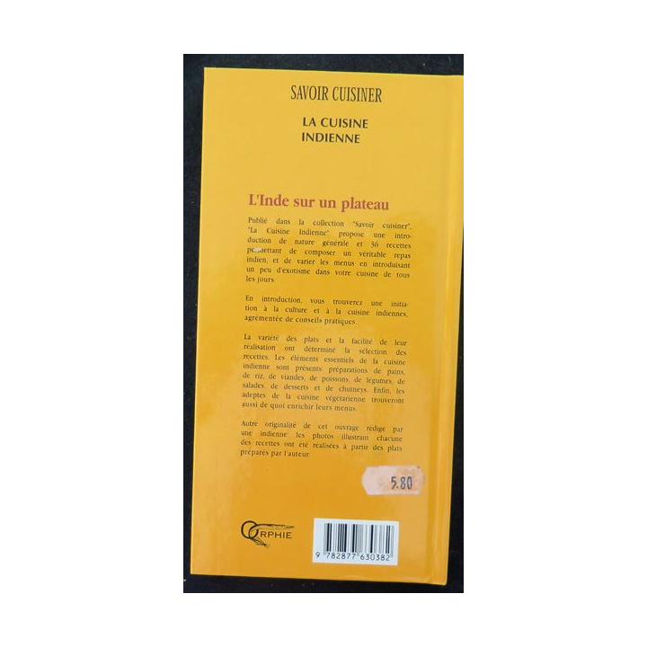 Le petit livre d'or de la cuisibne indienne de Connaissance du Monde