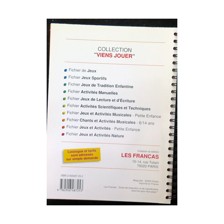 Fichier Chants et activités musicales Collection viens jouer