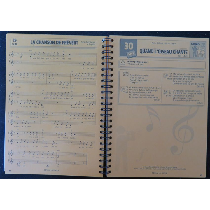 Fichier Chants et activités musicales Collection viens jouer