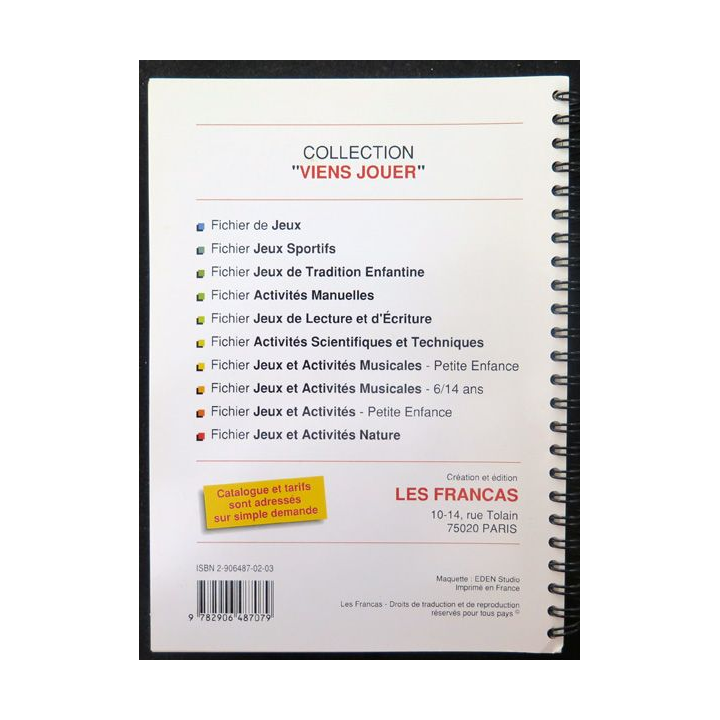 Fichier Activités manuelles Collection viens jouer