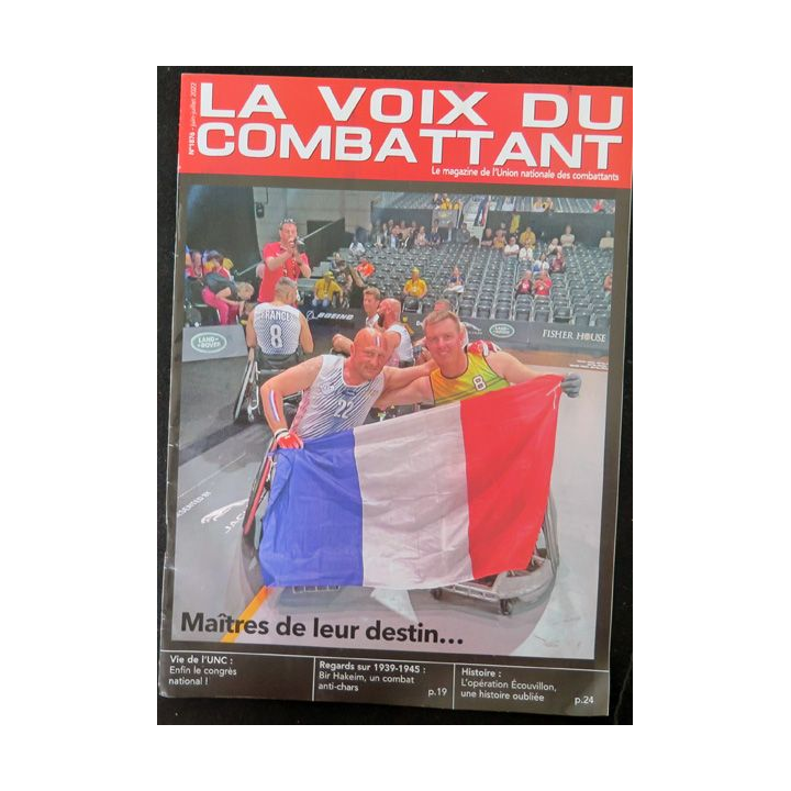 LA VOIX DU COMBATTANT N°1876 juin juillet 2022 sur maîtres de leur destin