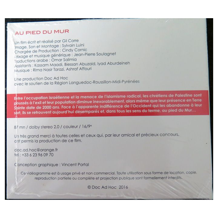 DVD : Au pied du mur sur les Chrétiens de Palestine de Gil Gore