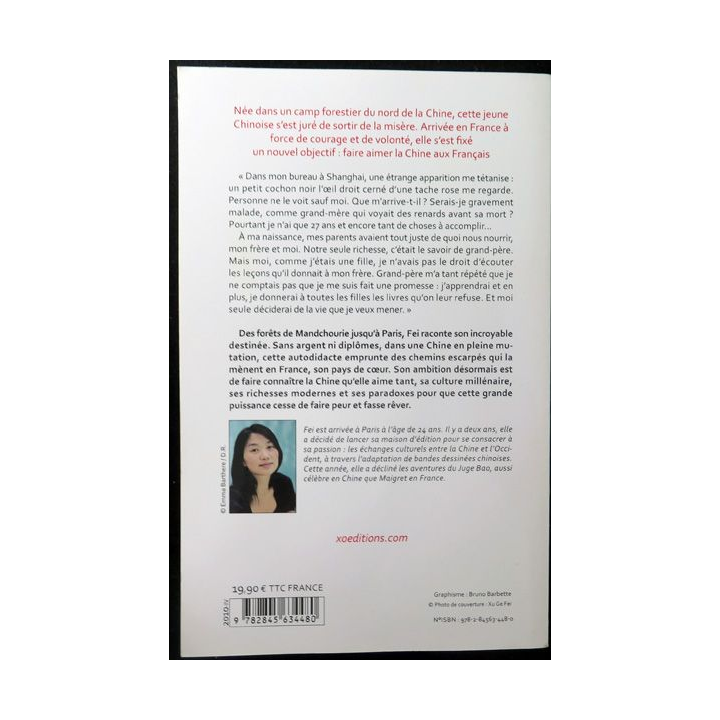 Petite Fleur de Manchourie de Xu Ge Fei dédicacé par l'Auteur