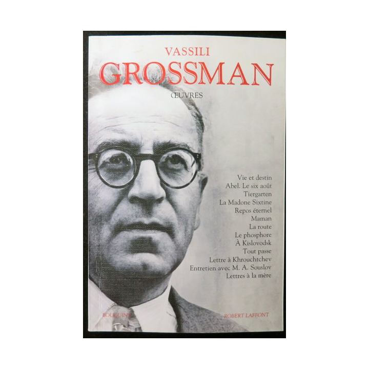 Oeuvres de Vassili Grossman par Tzvetan Todorov dédicacé