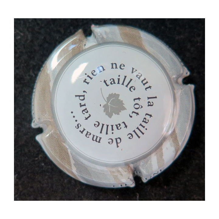 Capsule Muselet de bouteille de champagne générique n° 815e, mars cercle vert