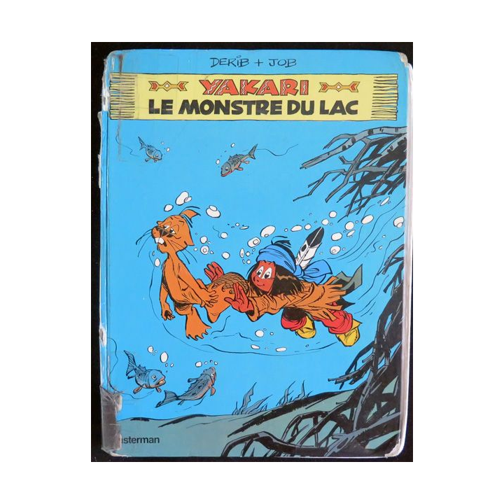 Bande dessinée YAKARI le Monstre du Lac Septembre 1991 couverture scotchée