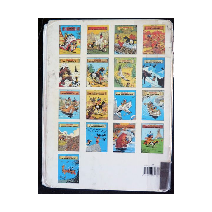 Bande dessinée YAKARI le Monstre du Lac Septembre 1991 couverture scotchée