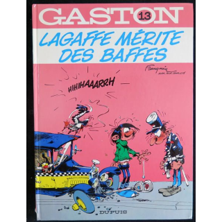 ande dessinée GASTON 13 Lagaffe mérite des baffes Dupuis 1979