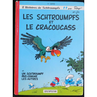 Bande dessinée LES SCHTROUMPFS et le Cracoucass Dupuis 1976