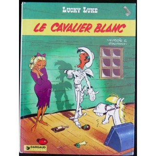 Bande dessinée LUCKY LUKE Le Cavalier Blanc Morris et Goscinny Dargaud 1975