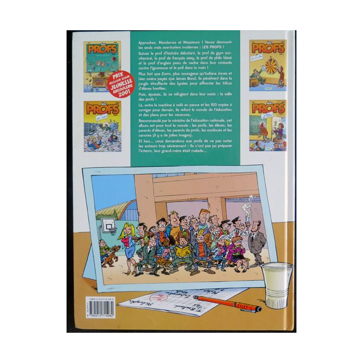 Bande dessinée LES PROFS Tome 5 Chute des cours Pica Erroc Bamboo 2003