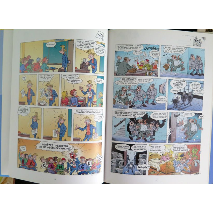 Bande dessinée LES PROFS Tome 5 Chute des cours Pica Erroc Bamboo 2003