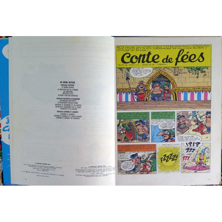 Bande dessinée IZNOGOUD Le conte de fées d'Iznogoud Goscinny Tabary Dargaud 1976