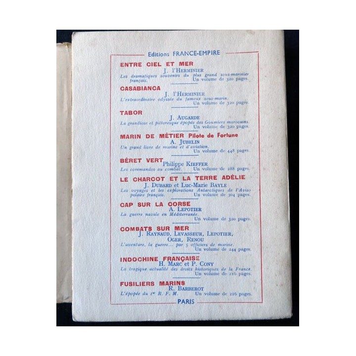 Dinassaut du Commandant de Brossard aux Editions France-Empire